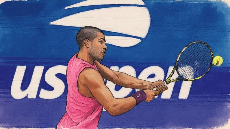 Alcaraz vence jogador francês e avança para as quartas de final do US Open; Bia Haddad é eliminada nas duplas (Foto: Reprodução)