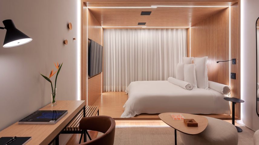 Quarto do hotel de luxo v3rso será vendido a investidores (Foto: Tuca Reines/Divulgação/v3rso)