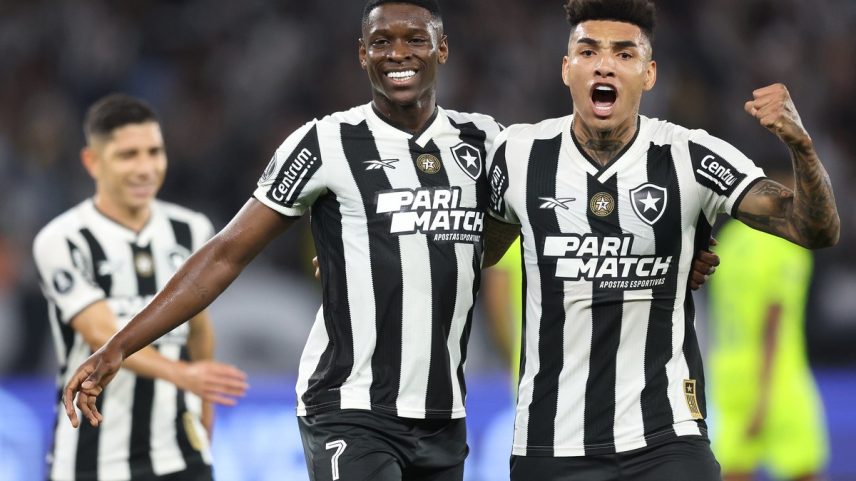 Luiz Henrique e Igor Jesus foram protagonistas no ataque do Botafogo em 2024 (Foto: Vitor Silva/Botafogo)