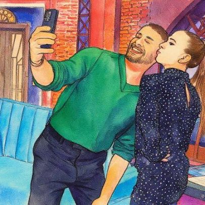 Cauã Reymond se diverte em reencontro especial no 'Lady Night' com Tatá Werneck