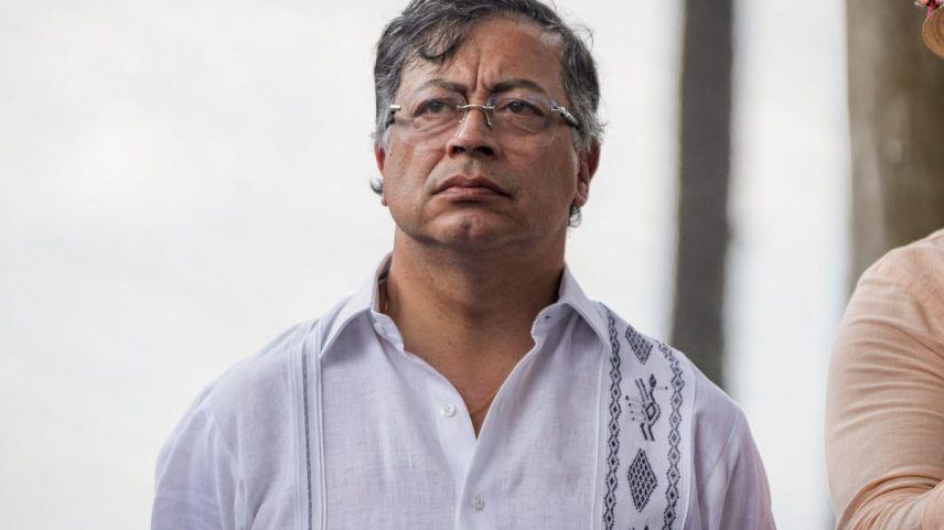 Gustavo Petro em Caloto, Cauca, no dia 30 de julho de 2025. (Foto: Joel González - Presidência de Colombia)