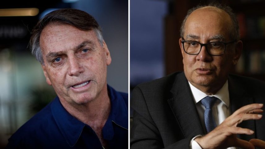 Jair Bolsonaro e Gilmar Mendes (Foto: Montagem O GLOBO)