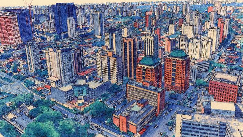 São Paulo vista a partir do edifício Alto das Nações Unidas, o maior da capital; pela 1ª vez desde 1991, o Estado viu mais gente sair do que chegar, de acordo com o IBGE. (Foto: Tiago Queiroz/Estadão)