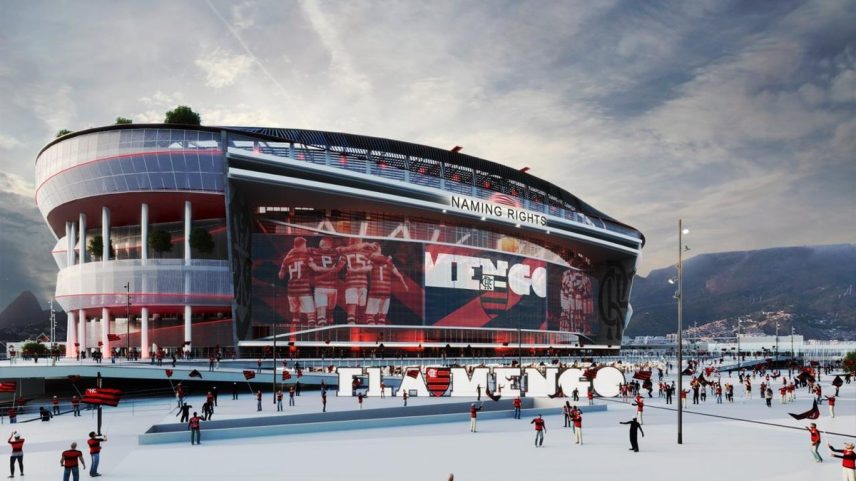Projeto do estádio do Flamengo (Foto: Divulgação/Flamengo)