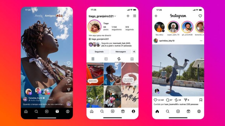 Com a atualização, internautas podem repostar vídeos ou posts. (Foto: Divulgação)