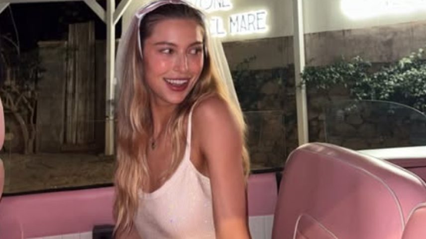 Eve Jobs durante despedida de solteira (Foto: Instagram)