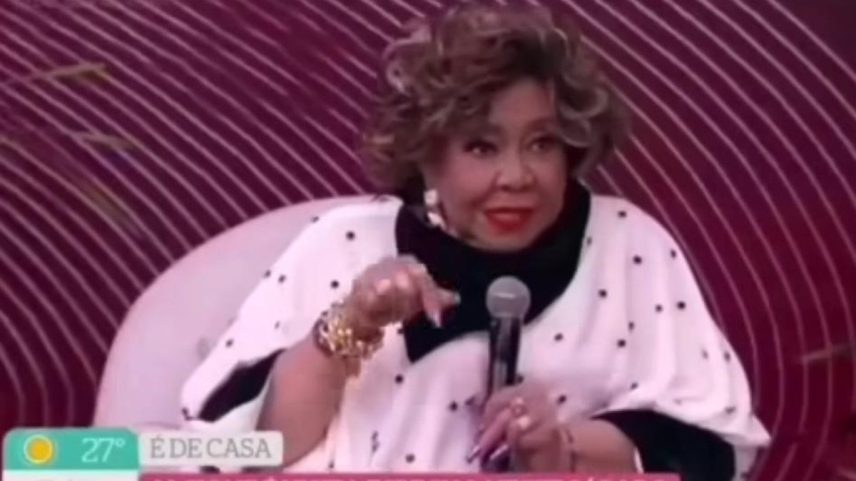 Alcione em participação no 'É de casa' (Foto: Reprodução)