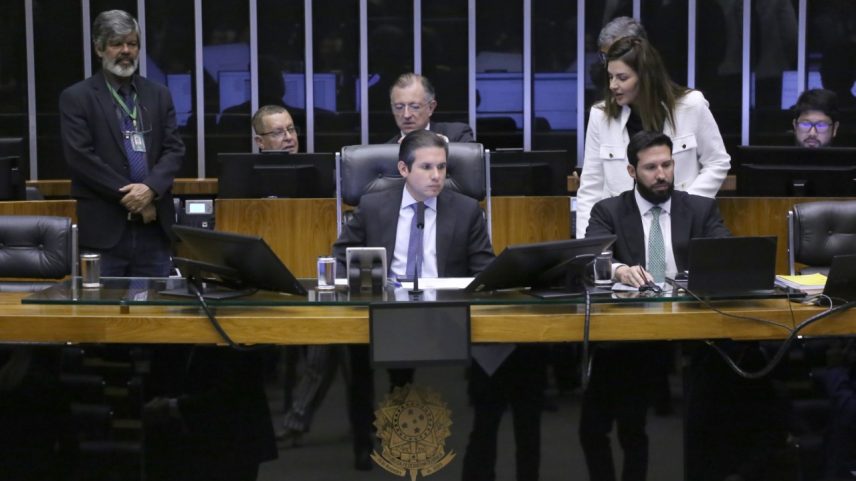 Sessão para a votação de propostas legislativas. Presidente da Câmara dos Deputados, Hugo Motta (REPUBLICANOS - PB) - 07/08/2025 (Foto: Kayo Magalhães / Câmara dos Deputados/Divulgação)