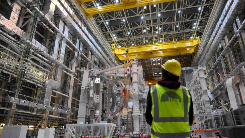 Projeto internacional de fusão nuclear da Iter, no sul da França; relatório do Fórum Econômico Mundial destaca tecnologias emergentes (Foto: Nicolas Tucat/AFP)