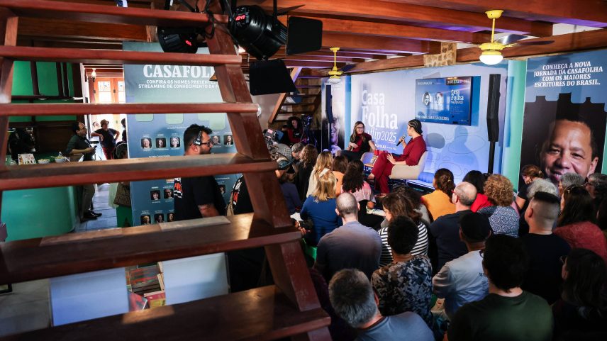 Casa Folha na Flip 2025 (Foto: Mathilde Missioneiro/Folhapress)