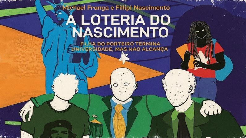 Capa do livro "A Loteria do Nascimento: filha do porteiro termina universidade, mas não alcança filho do rico" (Foto: Divulgação)