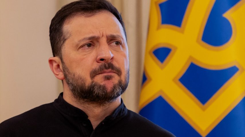 Presidente da Ucrânia, Volodymyr Zelensky. 19/02/2025 (Foto: Tetiana Dzhafarova/AFP)
