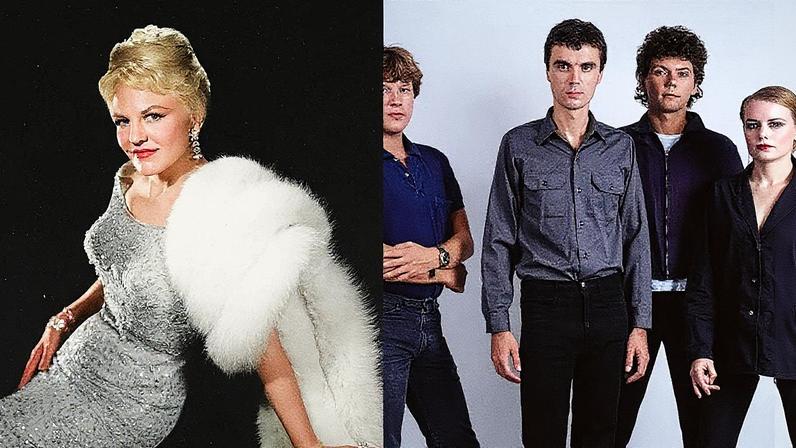 Montagem com Peggy Lee e Talking Heads — Foto: Reprodução/Redes sociais