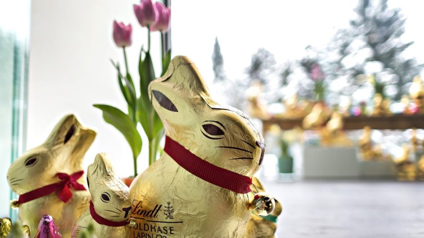 Atualmente, a produção de coelhos, papais noéis e outras figuras de chocolate da empresa são produzidas na Alemanha (Foto: Michele Limina)