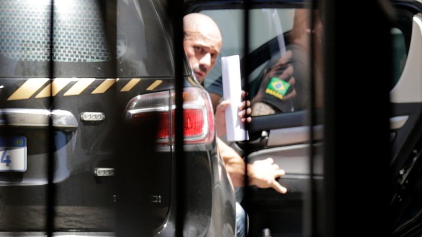 Daniel Silveira no Rio de Janeiro (Foto: Alexandre Cassiano/Agência O Globo)