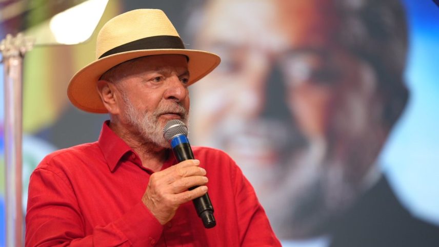 Lula discursa durante evento de aniversário de 45 anos do PT no Rio (Foto: Sérgio Silva/Fundação Perseu Abramo)