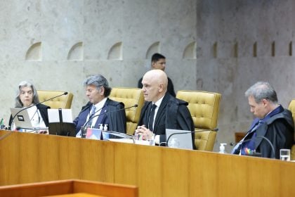 Sessão extraordinária do STF em 1º de agosto de 2025. (Foto: Antonio Augusto/STF)
