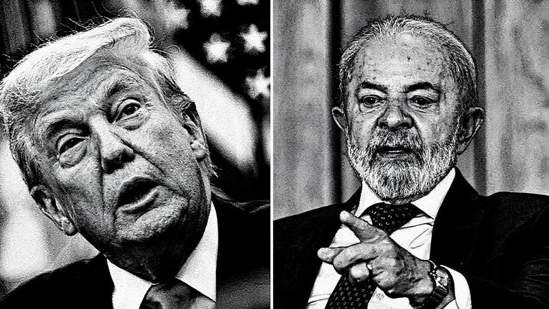 Donald Trump e Lula (Foto: Montagem com fotos da AFP)