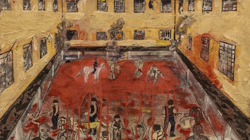 Obra do artista Luiz Paulino, sobrevivente do massacre do Carandiru (Foto: Divulgação)