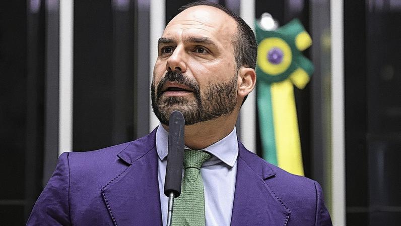 Deputado federal licenciado Eduardo Bolsonaro. (Foto: Mario Agra/Câmara dos Deputados)