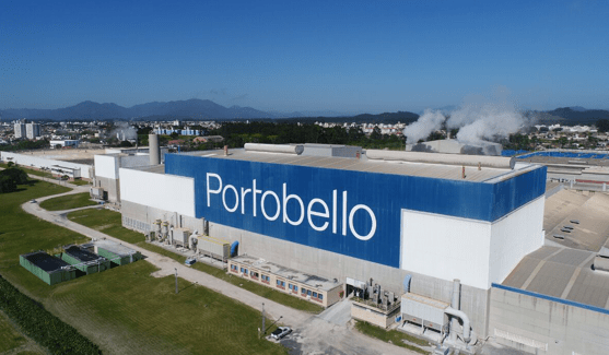 Unidade da Portobello em Tijucas, Santa Catarina: setor de construção aquecido no país impulsionou resultados de 2021 (Foto: Portobello Grupo/Divulgação)