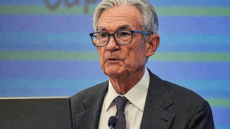 O presidente do Federal Reserve, Jerome Powell, participa da Conferência de Revisão Integrada da Estrutura de Capital para Grandes Bancos, em Washington, D.C., EUA, em 22 de julho de 2025. (Foto: Ken Cedeno | Reuters)