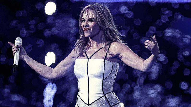 Show de Kylie Minogue no Brit Awards, realizado na O2 Arena, em Londres, em março de 2024 (Foto: Isabel Infantes/REUTERS)