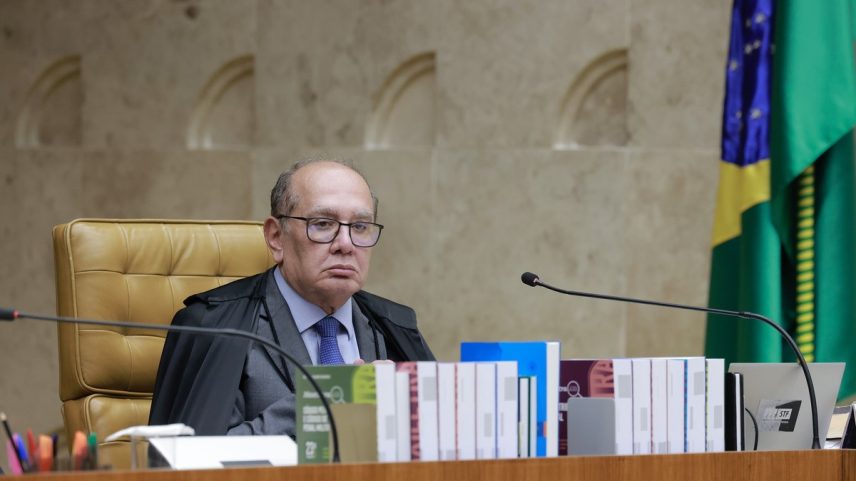 Ministro Gilmar Mendes durante sessão do STF (Foto: Fellipe Sampaio/STF/11-06-2025)