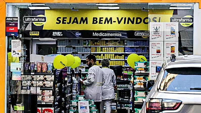 Ultrafarma localizada na Vila Buarque em São Paulo (Foto: Rafaela Araújo/Folhapress)
