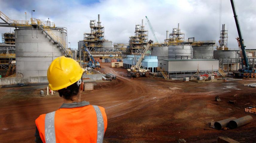 Projeto de mineração de níquel da Vale, Goro, em Nova Caledônia, Brasil (Foto: Divulgação/Agência Vale/AFP/VEJA)