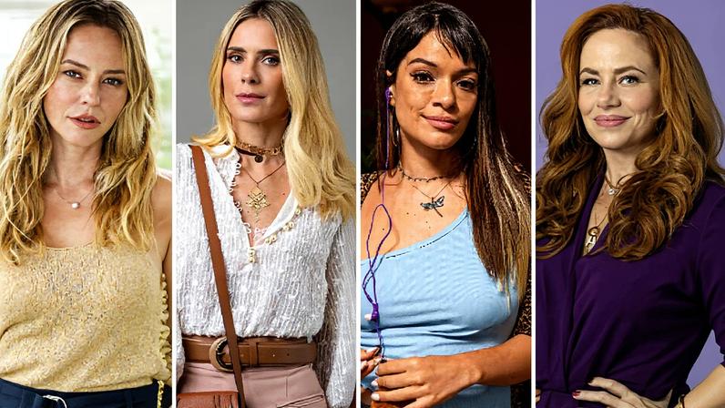 Paolla Oliveira, Carolina Dieckmann, Ingrid Gaigher e Karine Teles (Foto: Divulgação/Globo)