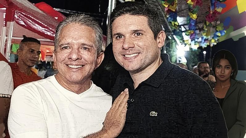 Dinastia. Wanderley Filho e o herdeiro Motta dominam a política no sertão paraibano (Foto: Redes Sociais)