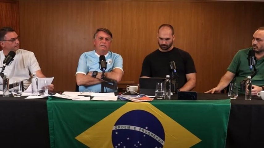 Clã Bolsonaro: disputa interna (Foto: Reprodução)