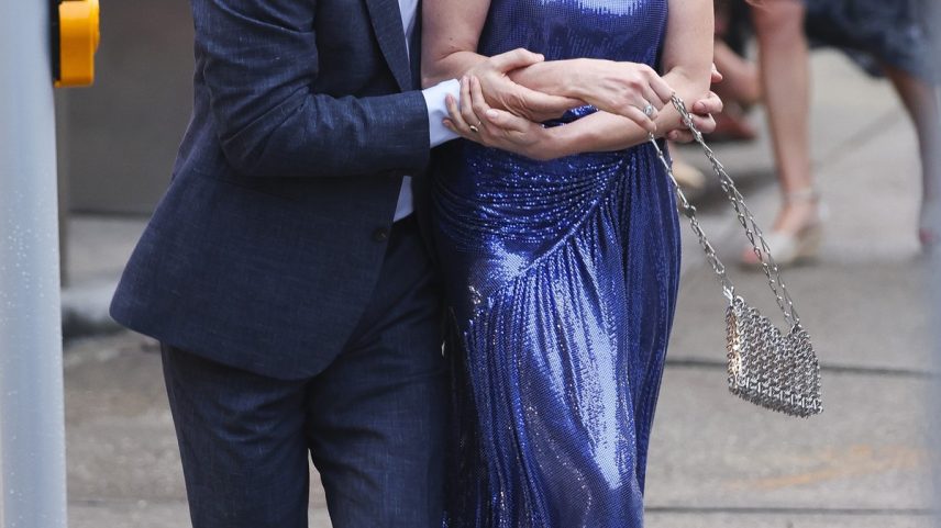 Patrick Brammall e Anne Hathaway (Foto: Getty Images)