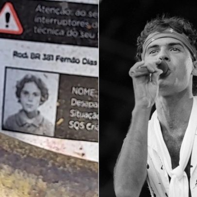 Fã descobre foto de Cazuza em campanha por crianças desaparecidas; assista ao vídeo