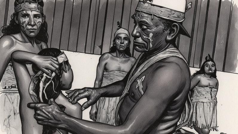 Um grupo de indígenas miskitos, na Nicarágua. (Foto: AP)