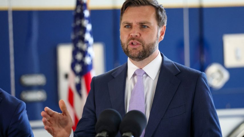Vice-presidente dos Estados Unidos, J.D. Vance (Foto: Patrick T. Fallon/AFP)