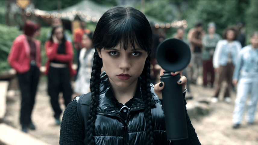 Cena da 2ª temporada de 'Wandinha' (Netflix/Reprodução)