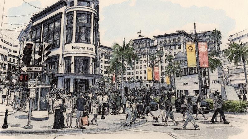 LVMH intensifica sua presença na Rodeo Drive, em Beverly Hills, em meio a desafios no mercado de luxo (Foto: Reprodução)