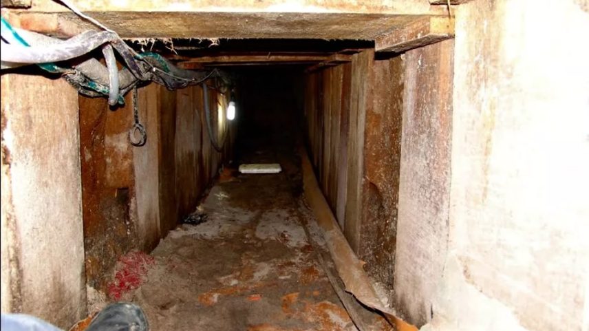 Túnel usado no furto ao Banco Central, em Fortaleza (Foto: Divulgação)