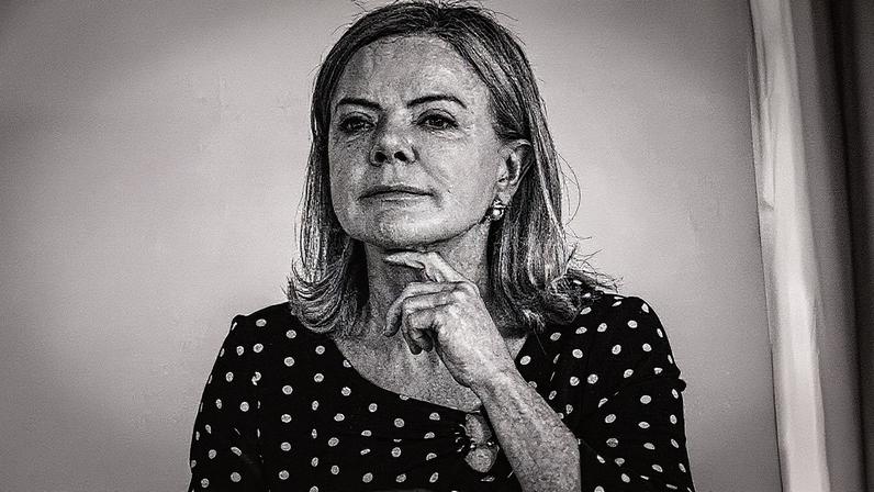 Ministra Gleisi Hoffmann no Palácio do Planalto (Foto: Brenno Carvalho / Agência O Globo)