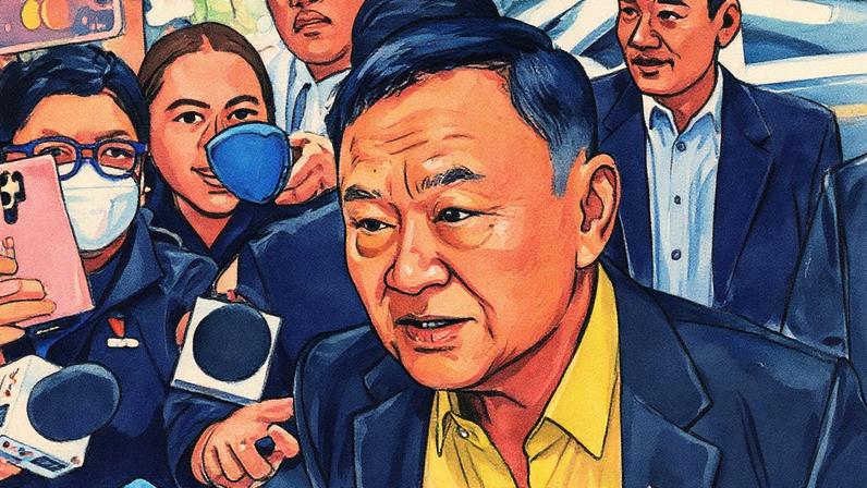 A acusação de lesa-majestade contra Thaksin Shinawatra está relacionada a uma entrevista que ele deu a um jornal sul-coreano há 10 anos - Foto: Getty Images
