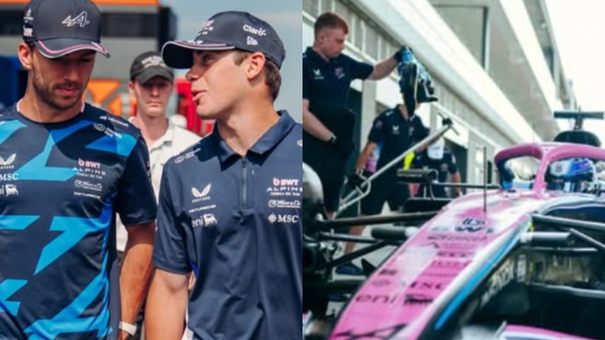 Pierre Gasly e Franco Colapinto, pilotos da Alpine (Foto: Reprodução/Instagram)