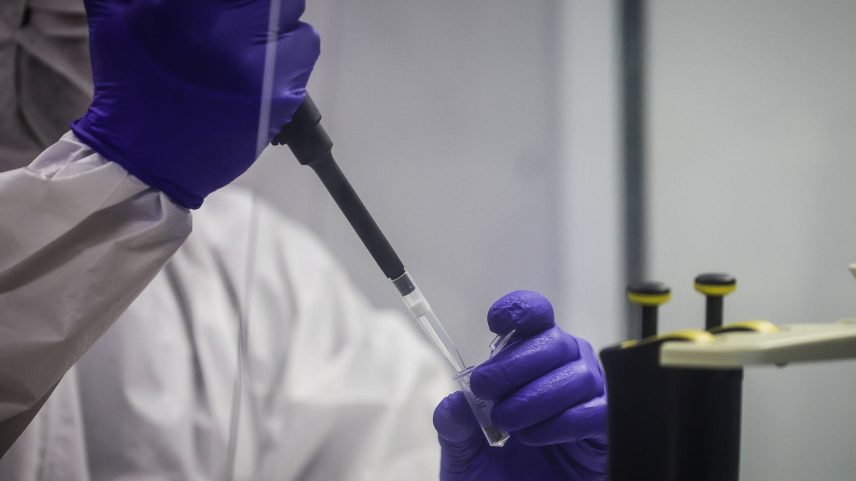 Pesquisador em laboratório da USP, uma das universidades destacadas no programa Conhecimento Brasil (Foto: Zanone Fraissat - 9.dez.2024/Folhapress)