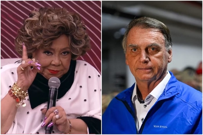 Alcione e Bolsonaro - (Foto: Reprodução)