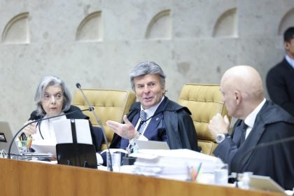 Sessão plenária do STF - 11/12/2024 Ministra Cármen Lúcia, Ministro Luiz Fux e Ministro Alexandre de Moraes durante a sessão plenária do STF. (Foto: Antonio Augusto/STF)