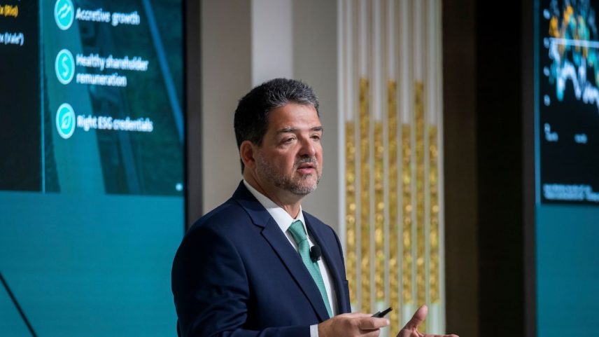 Marcelo Bacci durante o último Vale Day, em Nova York: foco em flexibilidade do portfólio para diversificar para além do minério de ferro (Foto: Reprodução)