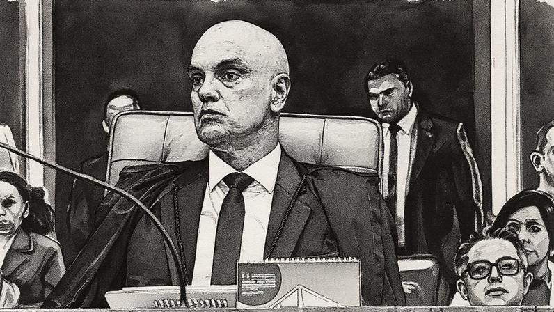 O Plenário do Supremo Tribunal Federal (STF) realiza sessão extraordinária de abertura do segundo semestre do Poder Judiciário. Na foto, o ministro Alexandre de Moraes - 01/08/2025 (Foto: Rosinei Coutinho/STF/Divulgação)