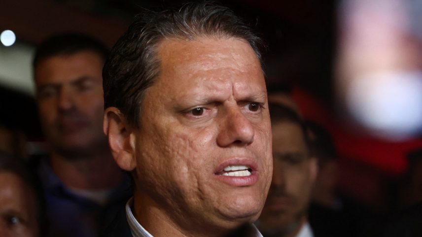 Governador de São Paulo, Tarcísio de Freitas (Foto: REUTERS/Carla Carniel)