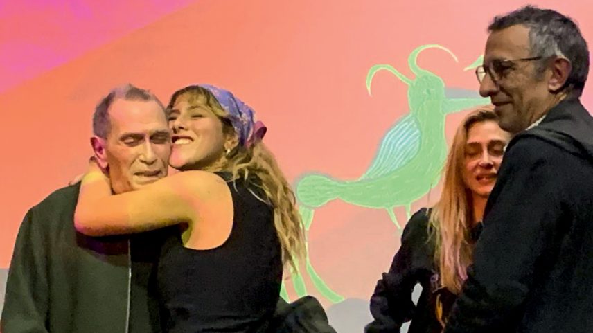 Jorge Mautner, Amora Mautner e Júlia (Foto: Librário Nogueira//)